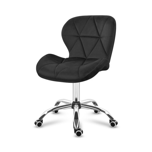 ВЕЛОР вращающееся кресло OFFICE для гостиной Mark Adler Future 3.0 Black Velur