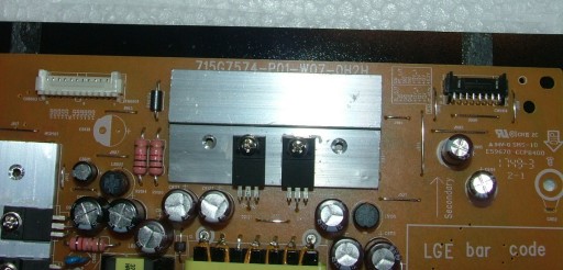Модель блока питания LG 43LJ500V: 715G7574-P01-W070H2H