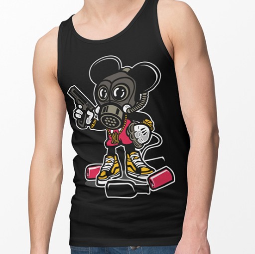 TANK TOP FILMOWE GANGSTA MOUSE