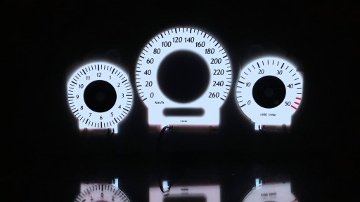 Mercedes W211 CLK CLS Циферблаты INDIGLO с подсветкой, модель 2, MoMan
