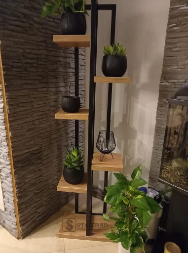 KWIETNIK LOFT INDUSTRIALNY STOJAK DO KWIATÓW