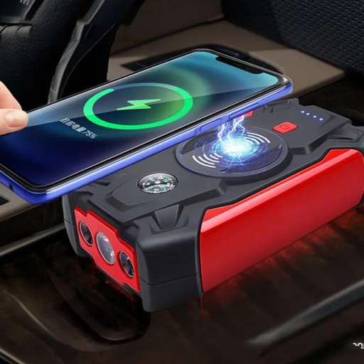 POWERBANK JUMP STARTER BOOSTER 20000MAH ФОНАРИК БЕСПРОВОДНАЯ ЗАРЯДКА