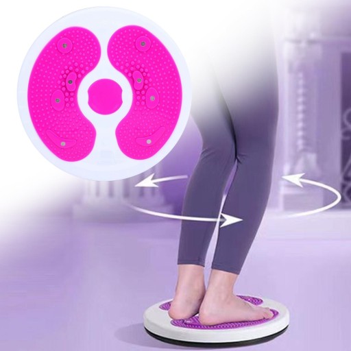 Скейтборд для упражнений Twist Board розового и красного цветов