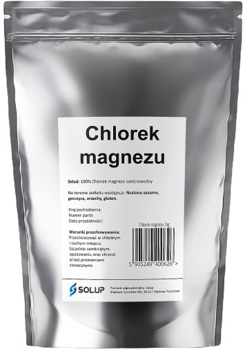CHLOREK MAGNEZU SZEŚCIOWODNY CZYSTY SÓL 1kg