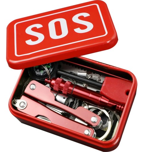 SOS Открытый набор для кемпинга и путешествий Многофункциональный набор для оказания первой помощи EDC Emergency