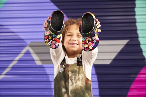 Dziecięce Buty Chodaki Crocs Classic Baya Glitter 207015 Clog 28-29