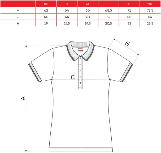 MALFINI RESERVE R23 MOCNA damska koszulka polo XXL