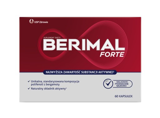 Berimal FORTE na cholesterol zdrowe serce 60 kaps