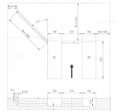 ПОДЪЕМНИК ПОДПОЛЬНЫЙ НОЖНИЦЫ 3,5 Т 1,8 М TM-GROUP