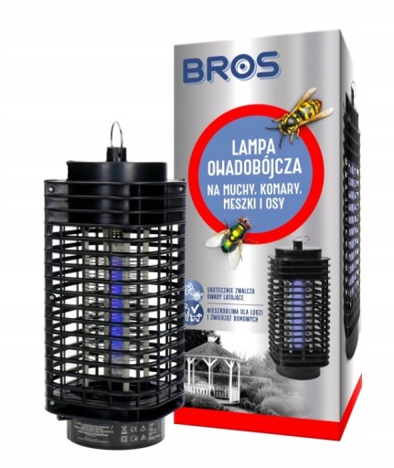 BROS ИНСЕКТИЦИДНАЯ ЛАМПА ОТ КОМАРОВ FIES НАСЕКОМЫХ МОТЫЛЬКИ