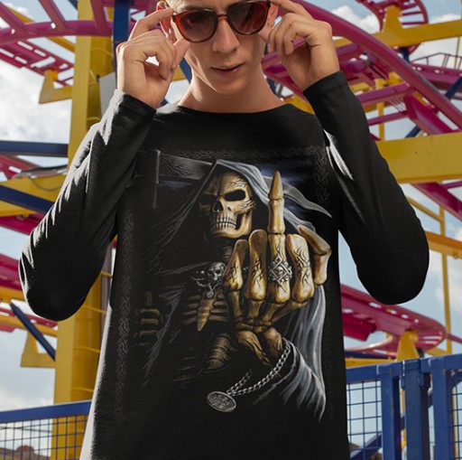 LONGSLEEVE HORROR/ROCK SKULL FUCK
