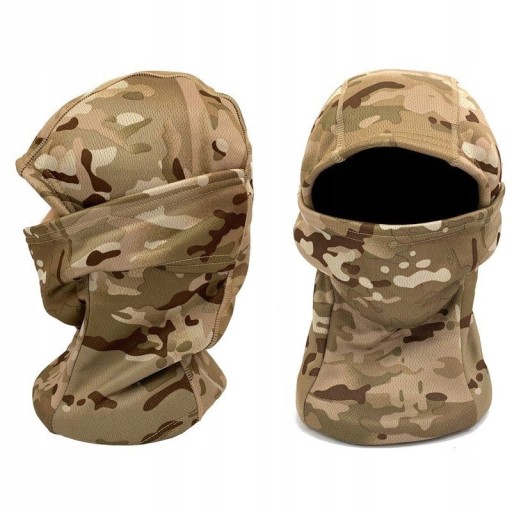 Балаклава термоактивная антибактериальная военная кепка Balaclava moro ASG