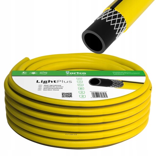 ШЛАНГ VARTCO 3-СЛОЙНЫЙ САДОВЫЙ 3/4 ДЮЙМА 20MB LIGHT PLUS ПОЛЯРНЫЙ ПРОДУКТ