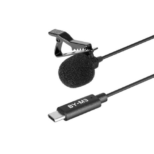 Boya BY-M3 — петличный микрофон с разъемом USB-C