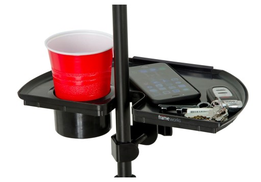 GATOR FRAMEWORKS MICSTAND ACCESSORY TRAYDRINK HOLD