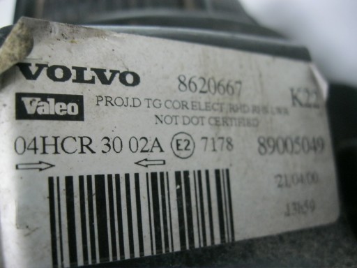 Фонарь передний правый Volvo S80 Lift