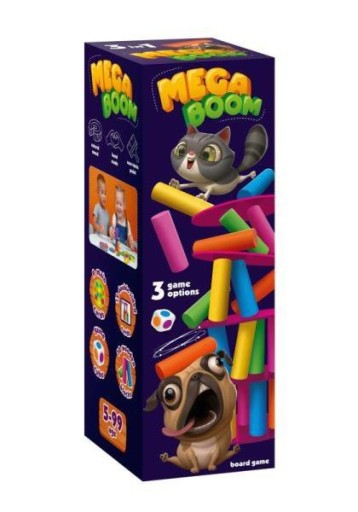 Мегабум СОЦИАЛЬНАЯ НАСТОЛЬНАЯ ИГРА для детей