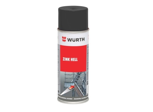 Цинк-спрей яркий Wurth 893114112037 400мл
