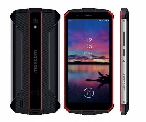 Pancerny Hammer Smartfon Maxcom MS507 STRONG 4G LTE czarny