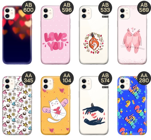 ETUI DO IPHONE 11 WZORY LOVE MIŁOŚĆ ZAKOCHANIE OBUDOWA POKROWIEC CASE