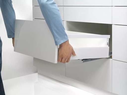 Тандембокс antaro, ящик BLUM, высокая D, серый 600