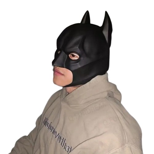 МАСКА БЭТМЕНА DC КИНО КОСТЮМ DISPOSIGUE BAT LATEX ЧЕРНЫЙ