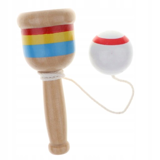 8 x Деревянная, окрашенная кружка Kendama Skill Ball