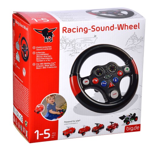 Рулевое колесо BIG Sound для Ride-Ons, 8 кнопок