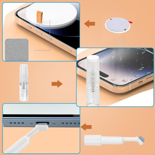 ПОРТАТИВНЫЙ НАБОР ДЛЯ ЧИСТКИ КЛАВИАТУРЫ AIRPODS 20 В 1