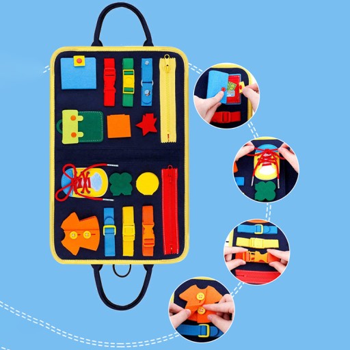 TABLICA MANIPULACYJNA MONTESSORI SENSORYCZNA 16W1