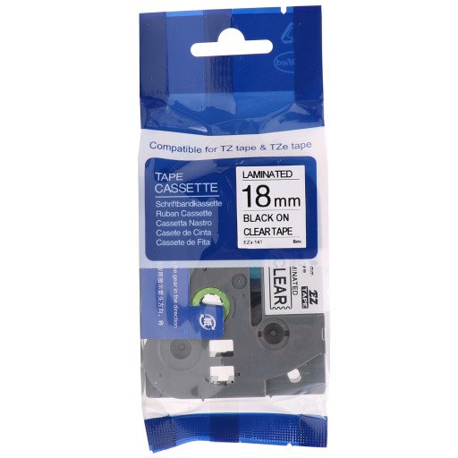 ЛЕНТА ДЛЯ BROTHER P-touch 18MM 8M TZE-141