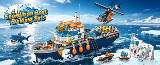 Конструктор «Исследовательский корабль Ocean Explorer», 482 детали, для детей от 8 лет