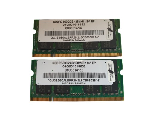 Оперативная память DDR2 4 ГБ 2x2 ГБ 800 МГц PC2 6400S 4096 МБ SODIMM