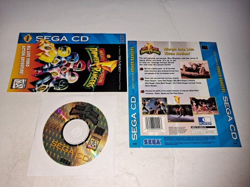 Могучие рейнджеры-морфины / NTSC-U / Sega CD