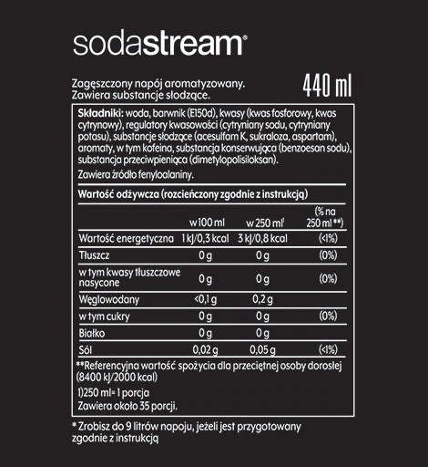 Syropy sodastrem pepsi 7up pepsi max 3 x 440ml