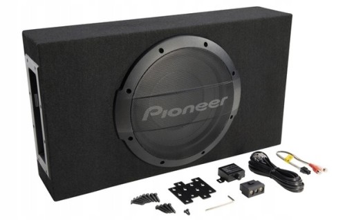 Автомобильный сабвуфер PIONEER TS-WX1010LA 25CM, максимальная мощность 1200 Вт