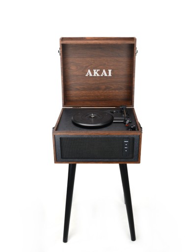 AKAI ATT-101BT ПРОИГРЫВАТЕЛЬ С BLUETOOTH НА ДЕРЕВЯННЫХ НОЖКАХ