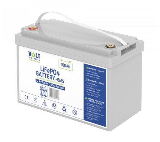 БАТАРЕЯ ЛИТИЕВАЯ БАТАРЕЯ LiFePO4 12,8 В 12 В 100 Ач (100 А) BMS LIGHT 11 КГ