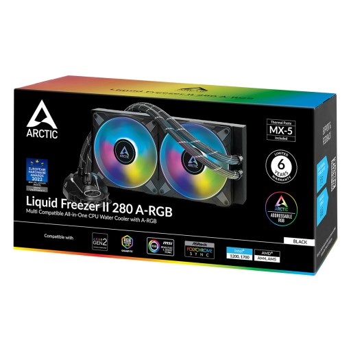 Arctic Liquid Freezer II 280 ARGB Водяное охлаждение