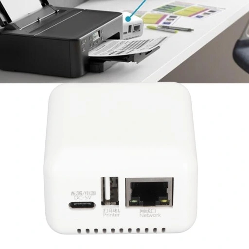 ПОРТ USB 2.0 БЫСТРЫЙ МИНИ-СЕРВЕР ПЕЧАТИ 100–240 В