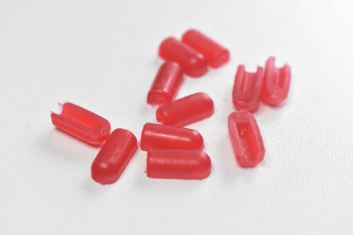 Концевой колпачок Neon 6x12 маленький RED x 2