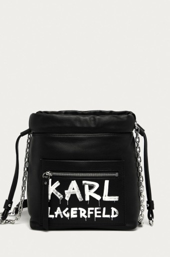 KARL LAGERFELD torebka skóra naturalna