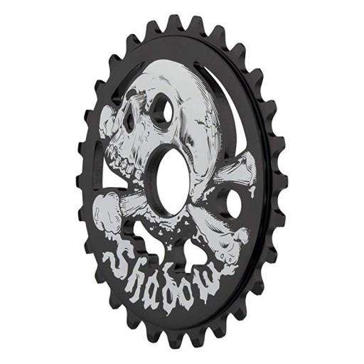 Звездочка Shadow Cranium BMX - черная, 25 зуб.