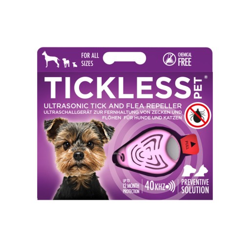 TICKLESS PET TICKLESS PET PROTECTOR для собак розовый