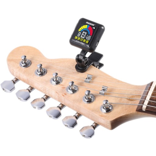 MOZOS TUNER PRO STROIK DO INSTRUMENTÓW STRUNOWYCH GITARY UKULELE DOKŁADNY