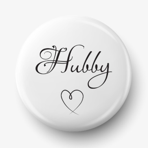 Button przypinka z grafiką HUBBY
