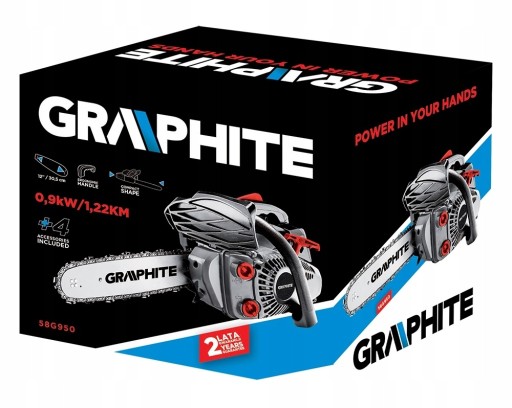 Графитовая БЕНЗОПИЛА 58G950