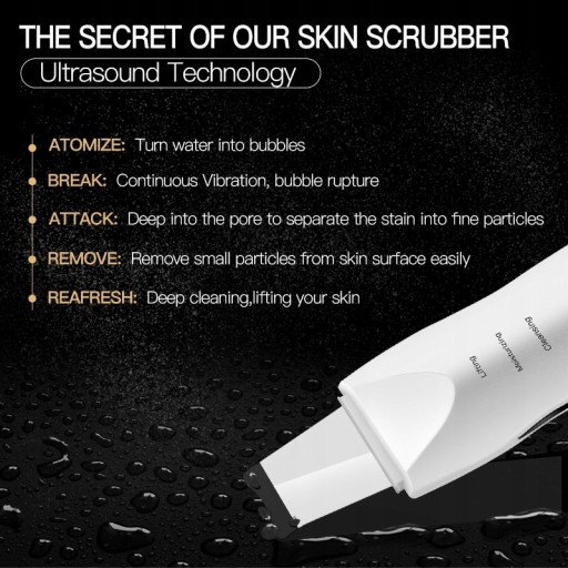 Ultrasonic Skin Scrubber Deep Peeling Shovel