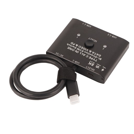 USB C 2 в 1, двунаправленный переключатель, выход 1