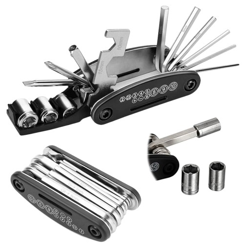 НАБОР КЛЮЧЕВЫХ КЛЮЧЕЙ ДЛЯ ВЕЛОСИПЕДА MULTITOOL 16в1